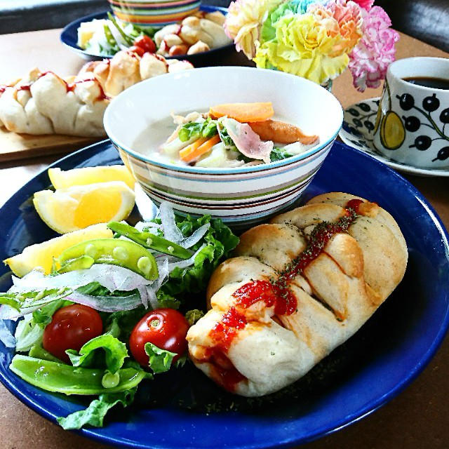 最近の朝ごはん♪毎日北欧食器