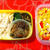 牛丼弁当＋大根とコーンのサラダ。
