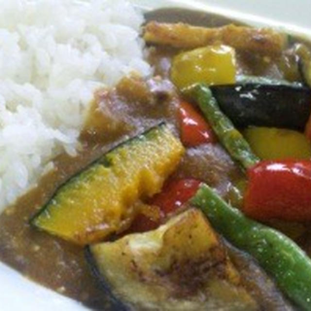 味噌夏野菜カレー