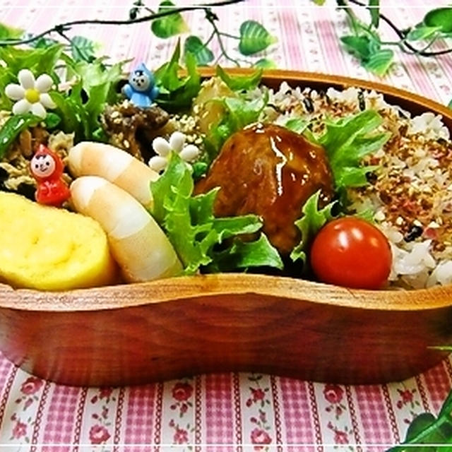 今週はダメだわ！＊豚肉＆大根の甘辛こってり炒め＆ハンバーグでお弁当♪