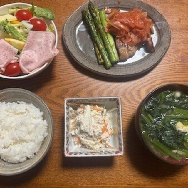 豚肉とアスパラガスのココット焼き