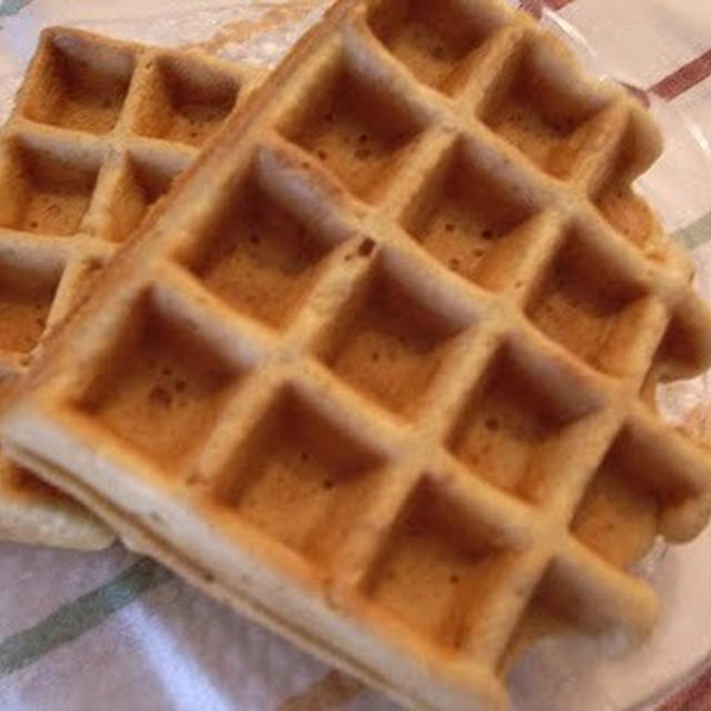 米ぬか入りのワッフル