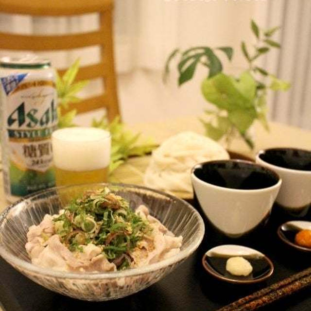 冷しゃぶのざるうどん～肉の旨味を逃がさないコツ