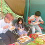キャンプに来ました〜！！②