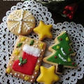 クリスマスのアイシングクッキー♪