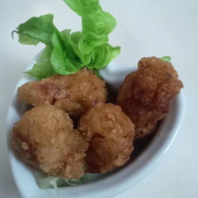 大豆たんぱくの唐揚げ