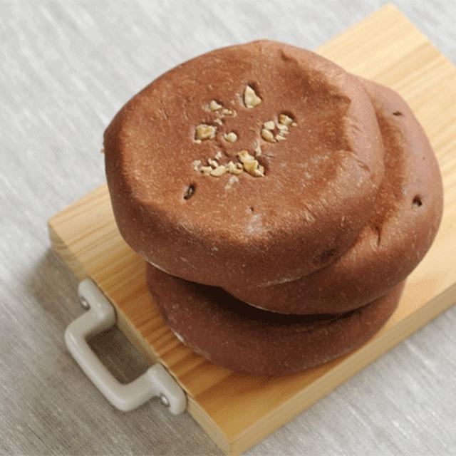 チョコナッツの平焼きパン