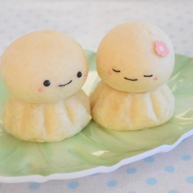 てるてるぼうずパン♪エアコン設置で