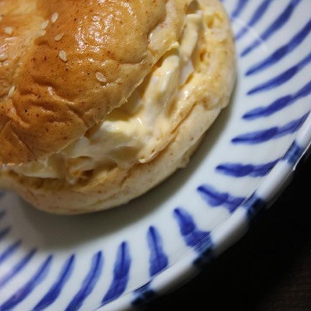 6月17日　　もちふわロールの マヨ玉サンド