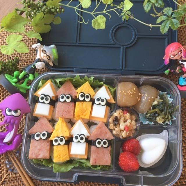 スプラトゥーンにぎり寿司弁当 スパムおにぎりで作るイカたち By ちなぞぅさん レシピブログ 料理ブログのレシピ満載