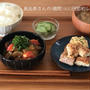 本日の日替わり定食【ガラムマサラ でごはんもすすむ！なすとトマトのスパイシーそぼろ炒め定食】