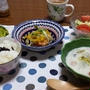 鮭の南蛮漬けと豆乳スープ