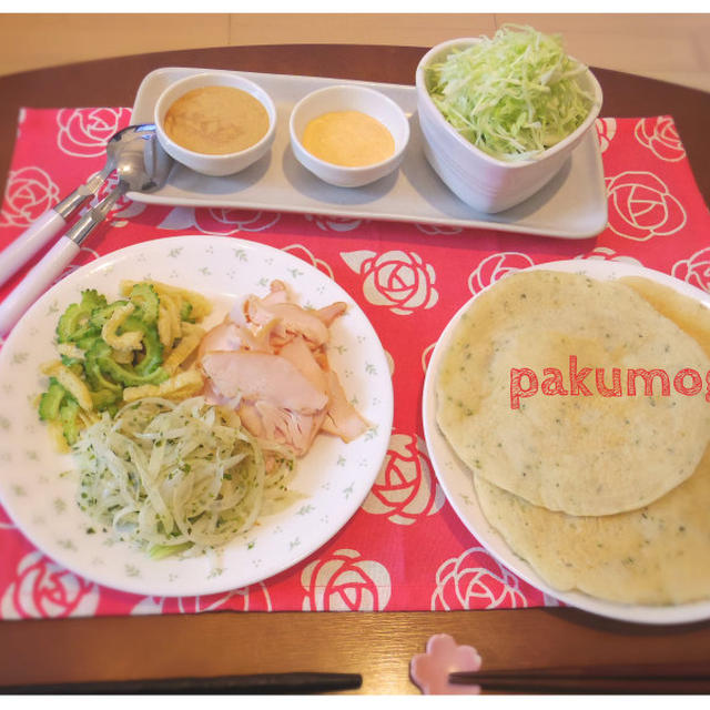 お好み焼き粉deクレープ＊