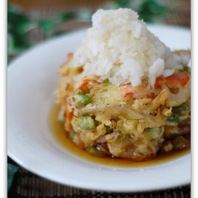 簡単サクサク！厚くてま～るい野菜のかき揚げ&10年愛用「鬼おろし」