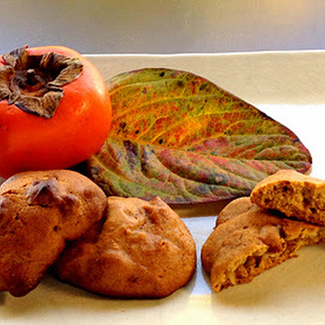 【母が作る】June-san's Persimmon　Cookies 【柿のクッキー】