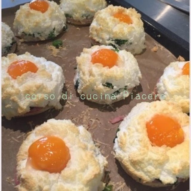ふわふわメレンゲ卵の前菜 4月のレッスン日程 By Miomioさん レシピブログ 料理ブログのレシピ満載