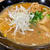 関越道上り　越後川口SAで辛味噌ラーメンとカツカレー大盛り