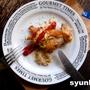 鶏肉のマスタードマヨネーズ。後サンドイッチ。