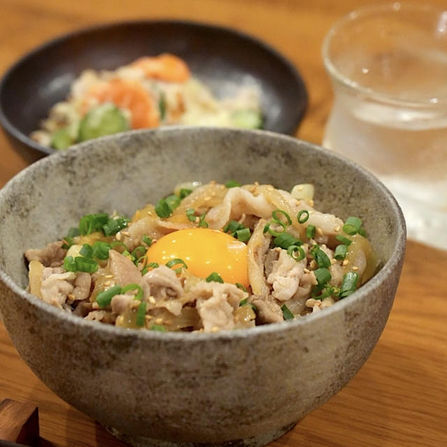 きのうの献立：豚丼