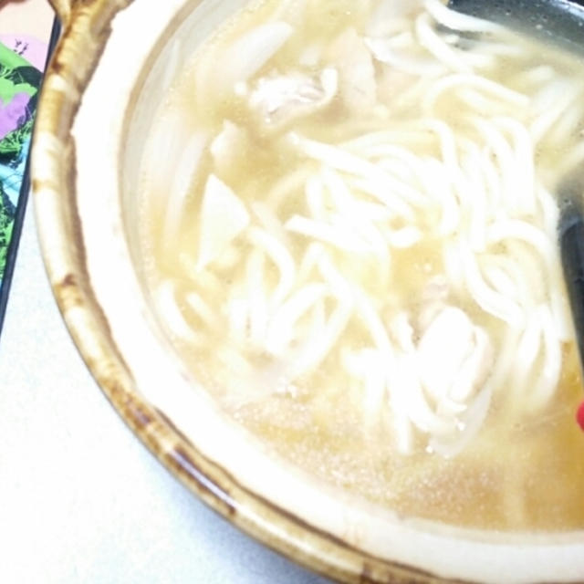 鶏うどん、雑炊363円