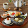 小さなおかずがいっぱいの晩ごはん