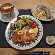 チキンカツレツ～レモンソース・生ソーセージと　ゴルフラウンド♪