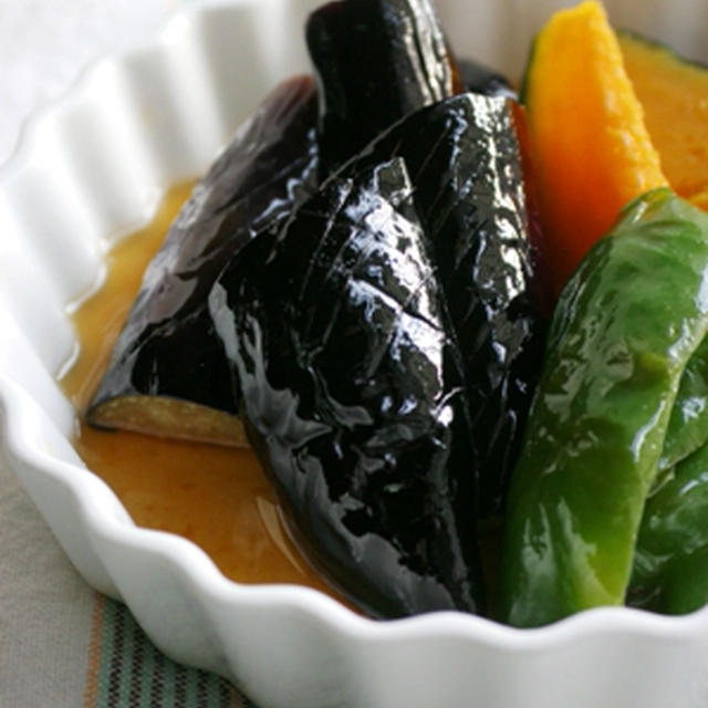 野菜の揚げびたし
