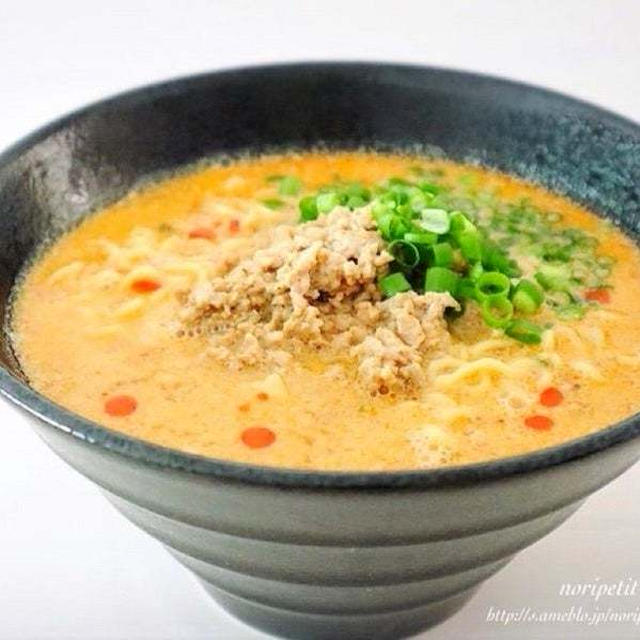 5分で完成‼︎ インスタント麺で簡単！こくウマ【坦々麺】