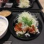 松のや、鶏竜田揚げ定食#私のごはん