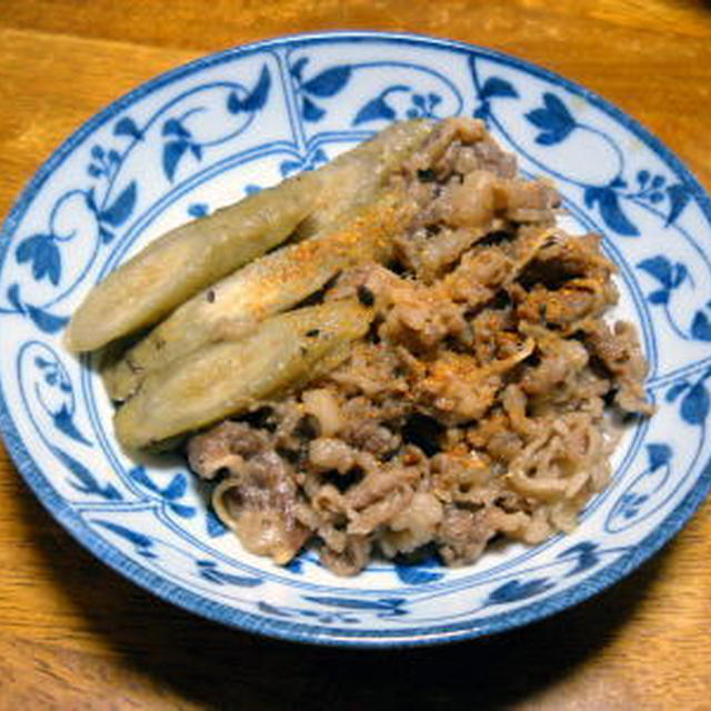 ごぼうと牛肉の甘辛煮