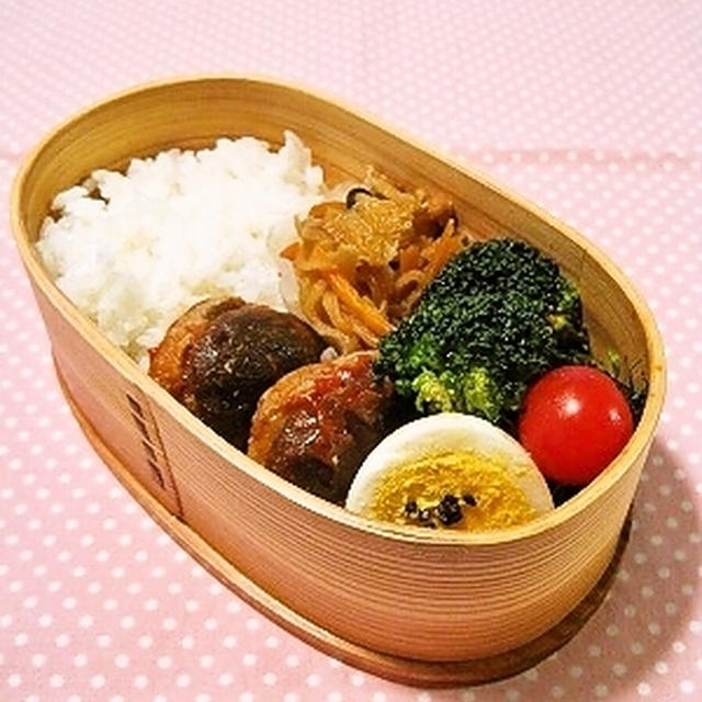 椎茸の肉詰め弁当