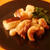 鴨肉の梅ワサビソース和え