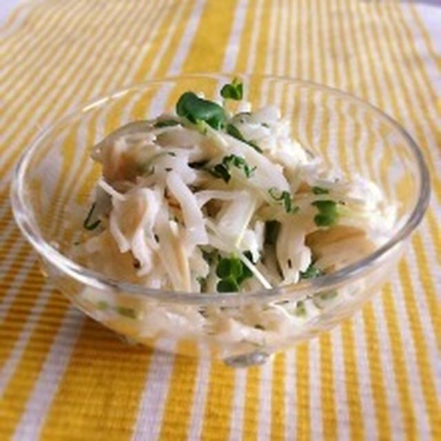 大根とホタテ缶のサラダ≪Cookpad人気検索１位≫