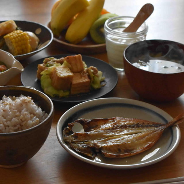 【絹揚げとキャベツのツナカレー炒め】#10分おかず#簡単#お弁当おかず　…過不足なく食べる