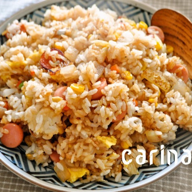 ウスター味焼き飯