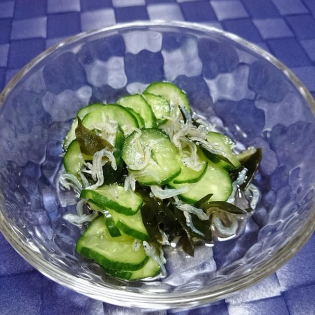 思う存分、きゅうりもみ！