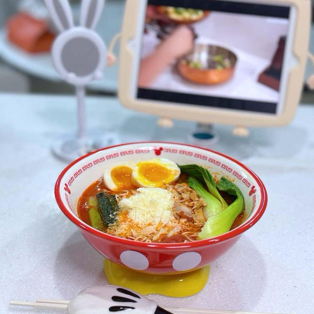 太陽のトマト麺&カッパ64トマトらーめん♪