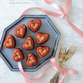 【レシピ】バレンタインにハートの可愛いチョコマドレーヌ