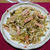 舞茸と貝柱のふりかけパスタ