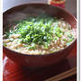 ひとりランチにたぬき蕎麦