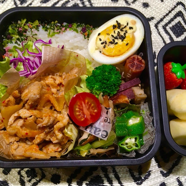 豚キムチ弁当/ またインフルエンザ…