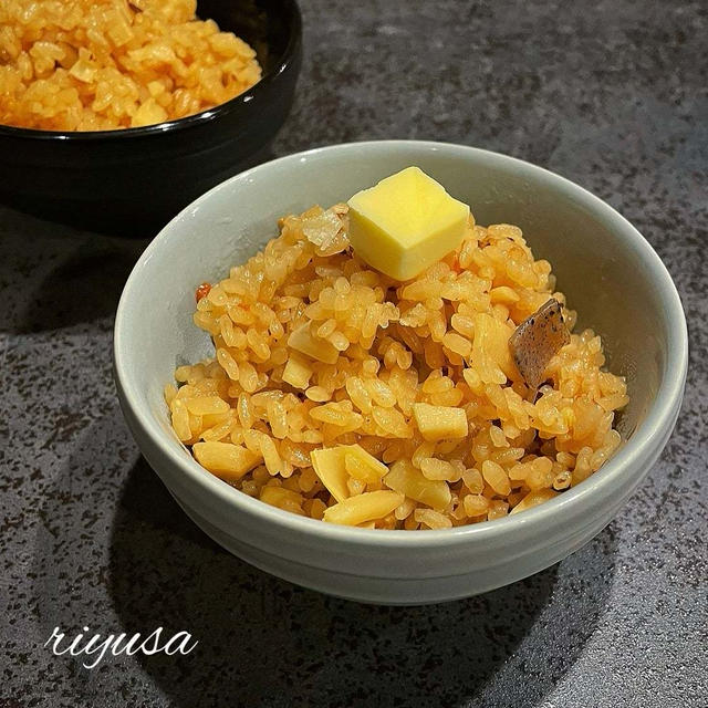 材料入れてスイッチポン♩旨みがギュ〜筍の炊き込みごはん