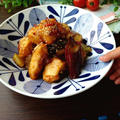 茨城の郷土野菜を使って☆しっとり鶏むね肉で作る〜大根と赤ねぎの甘ダレ煮