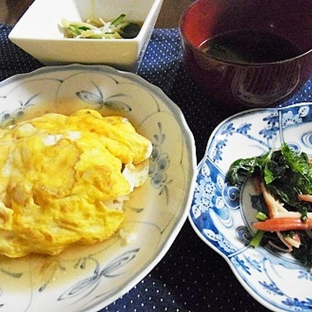 天津飯で節約 ＆豚肉と根菜の生姜煮レシピできました（＾＾