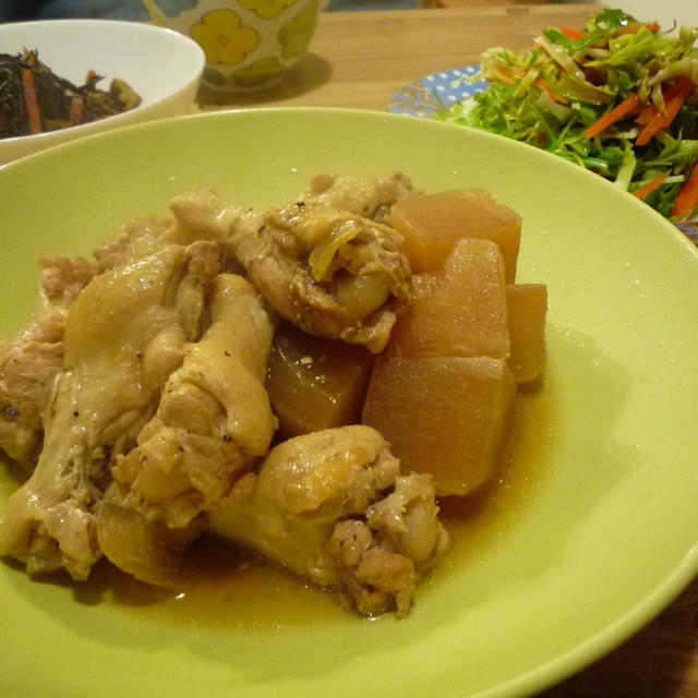 鶏と大根の中華煮