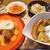 トマト鍋＆にんじんサラダ＆牡蠣のオーブンパン粉焼きの定食♪