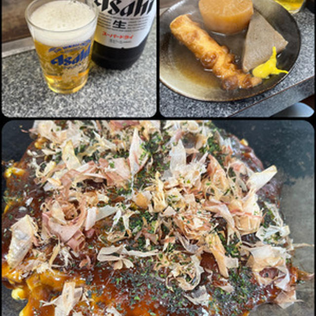 腹減り過ぎて近所のお好み焼き屋へ