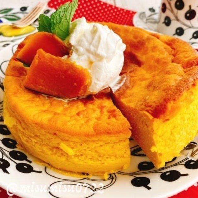 【低糖質】南瓜ヨーグルトケーキ・チーズケーキ風(動画レシピ)/Pumpkin and Yogurt Cake.