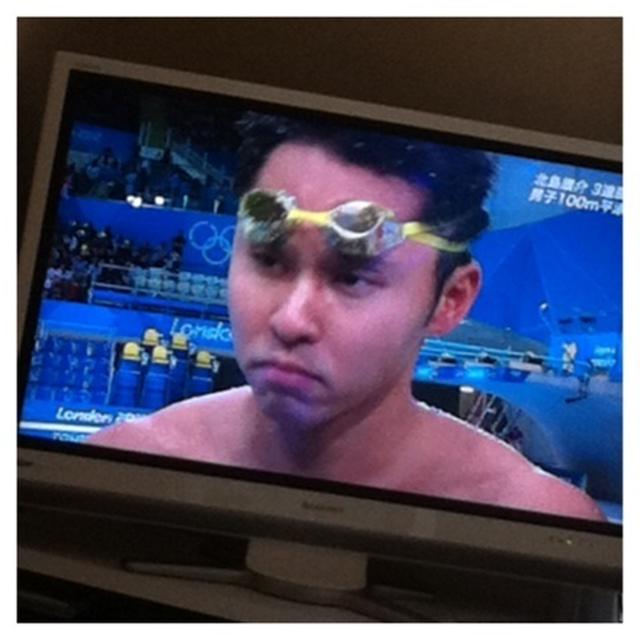無念、北島選手
