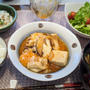 韓国風肉豆腐と納豆爆弾